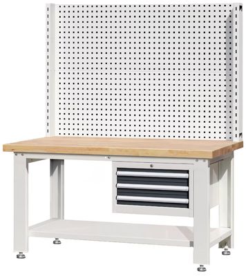 Sturdy Construction Steel Heavy Duty Industrial Workbench with Drawers