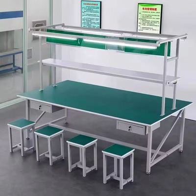 Sturdy Construction Steel Heavy Duty Industrial Workbench with Drawers